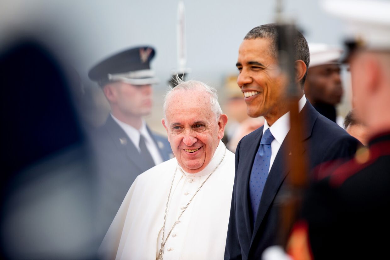 Встреча Барака Обамы с папой Франциском