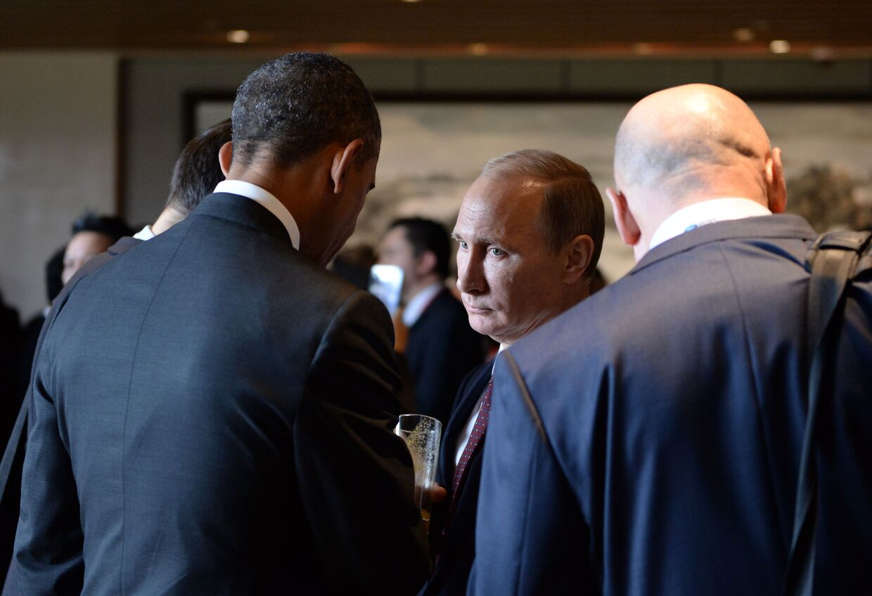 Владимир Путин и Барак Обама на саммите АТЭС в Пекине