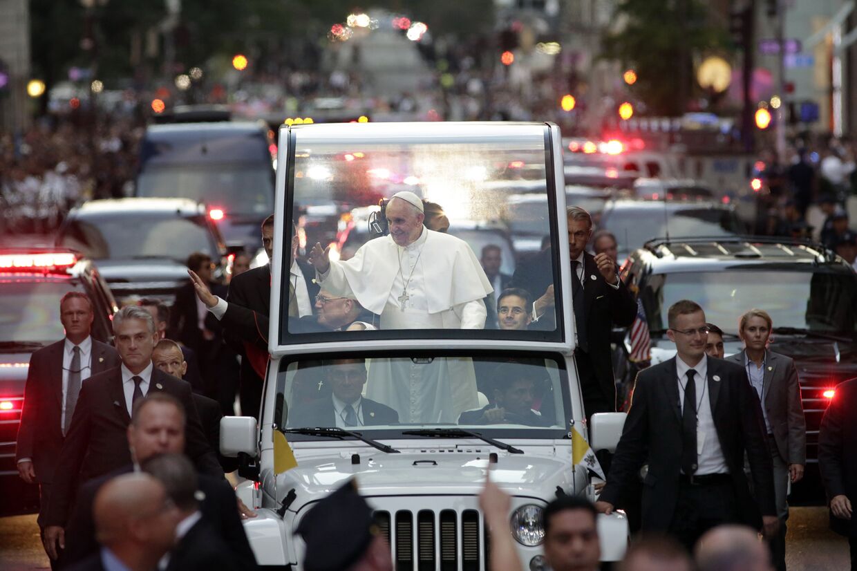 Папа Франциск в Нью-Йорке