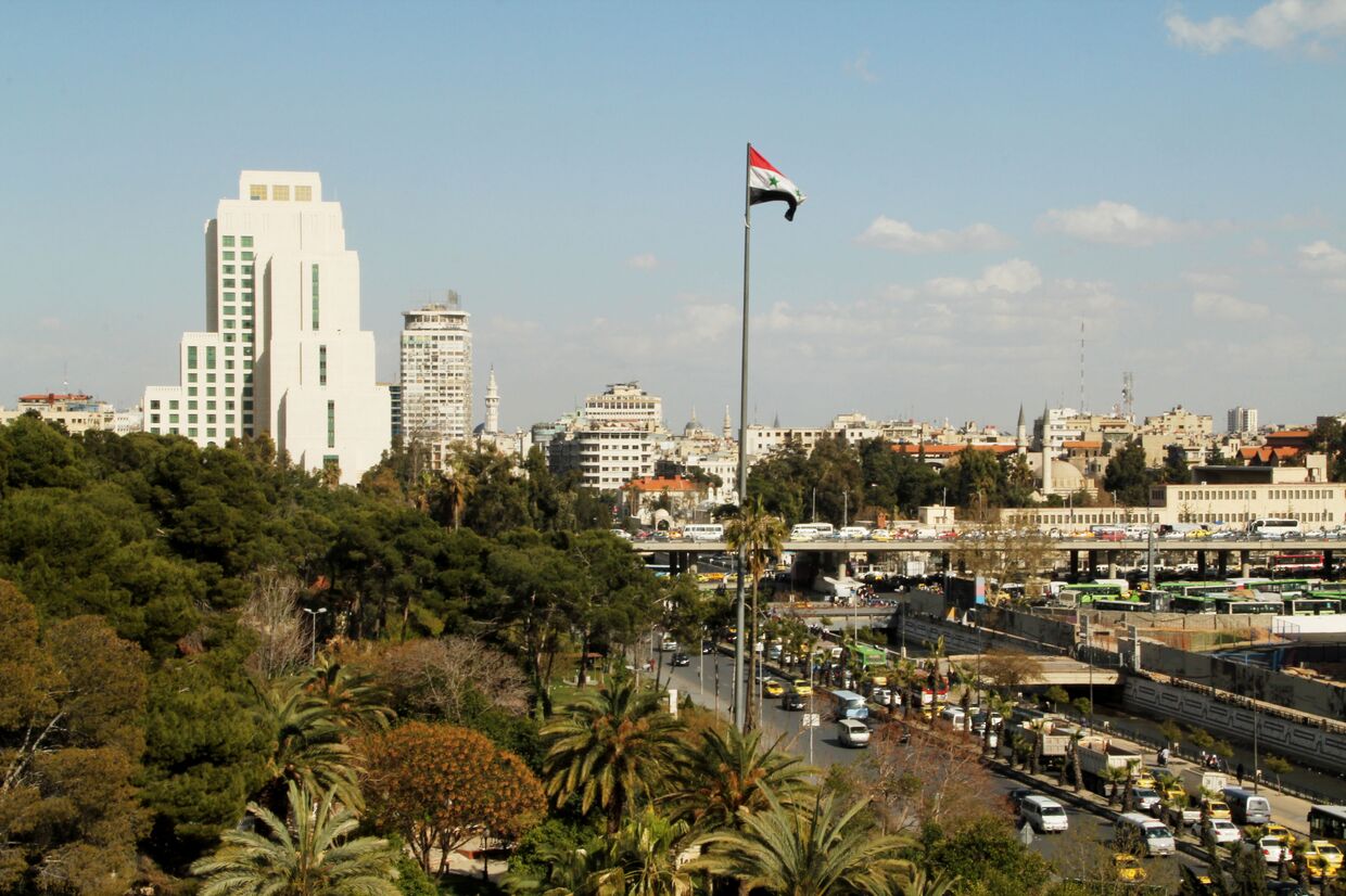 Город Дамаск в Сирии