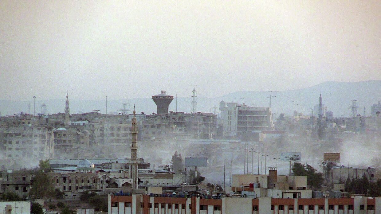 Боевые действия в пригороде Дамаска