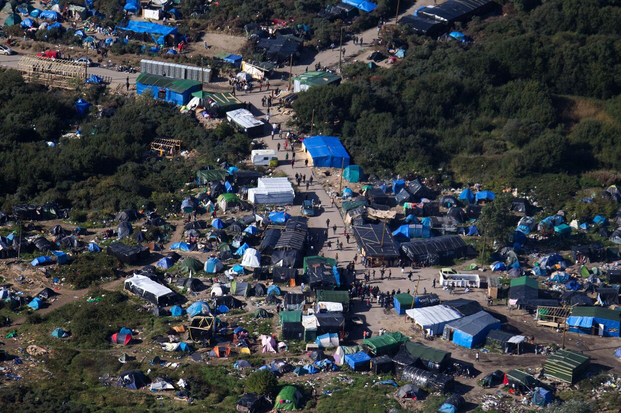 Лагерь мигрантов в Кале