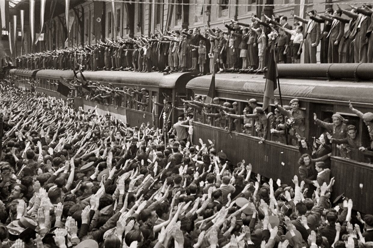 Проводы «Голубой дивизии», Мадрид, 1941 год