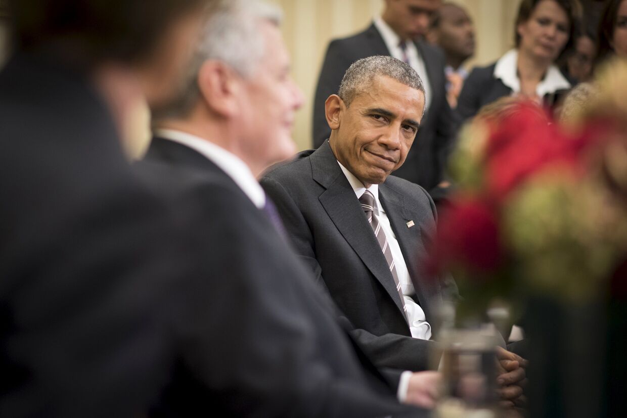 Встреча Барака Обамы с Иоахимом Гауком в Белом доме