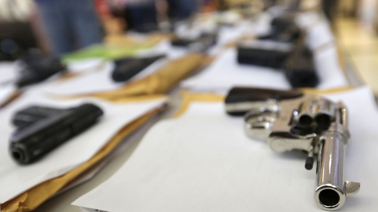 Оружие, конфискованное за год полицией Чикаго
