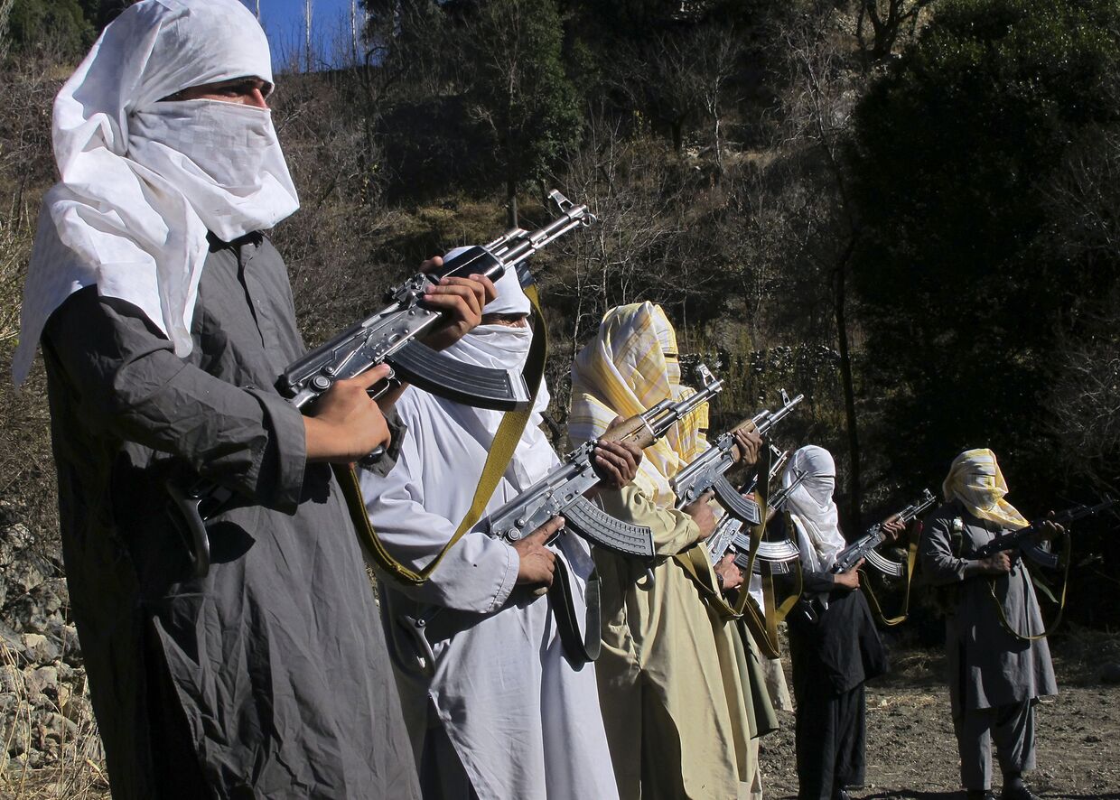 Боевики пакистанского «Талибана»