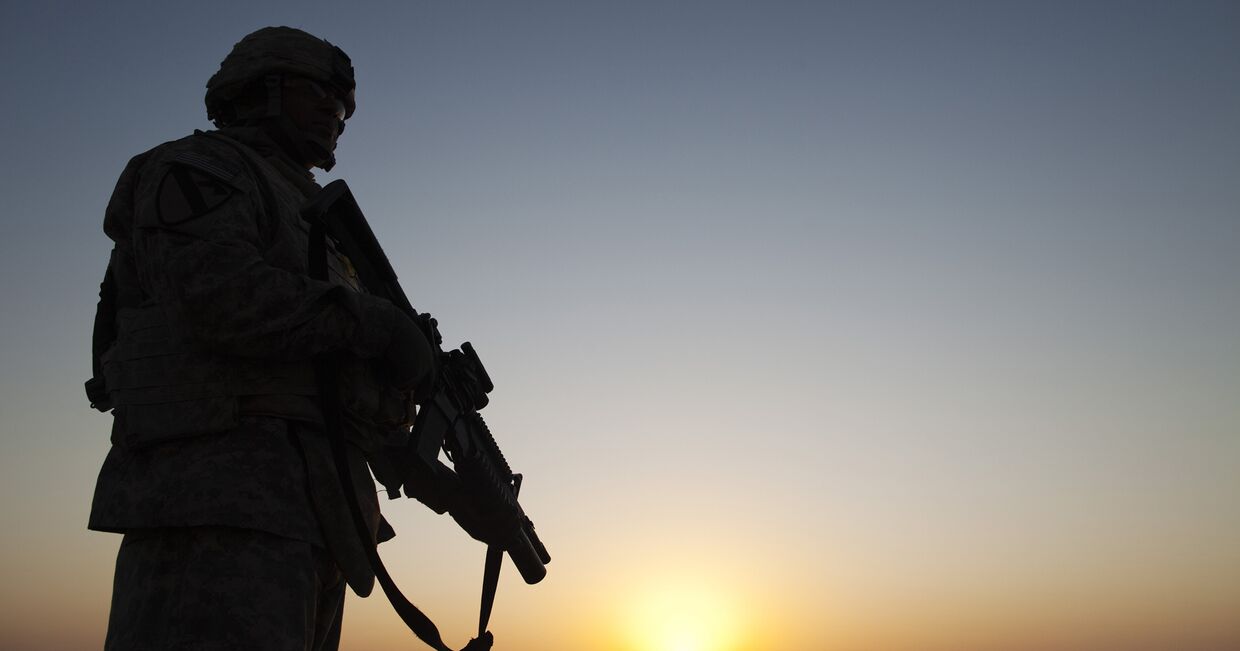 Американский солдат в Ираке