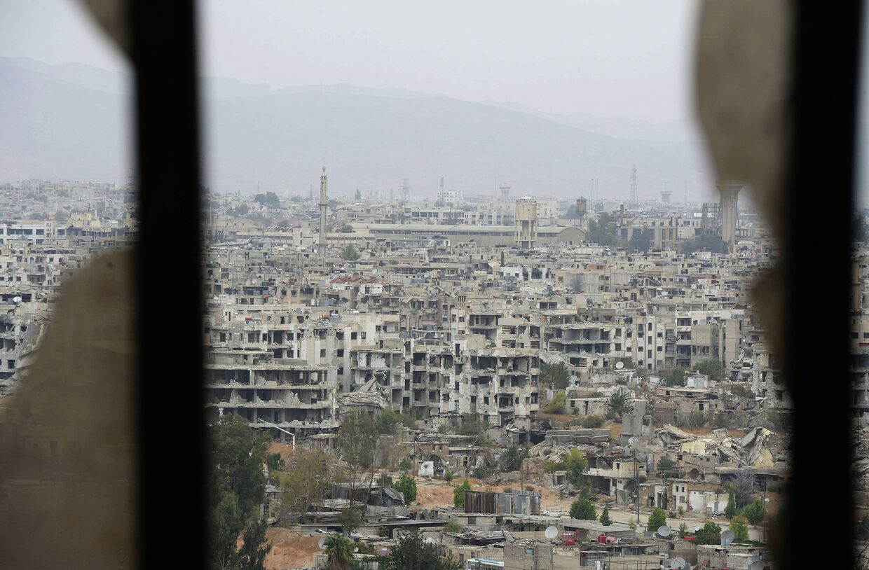 Район Дамаска Джобар, захваченный боевиками