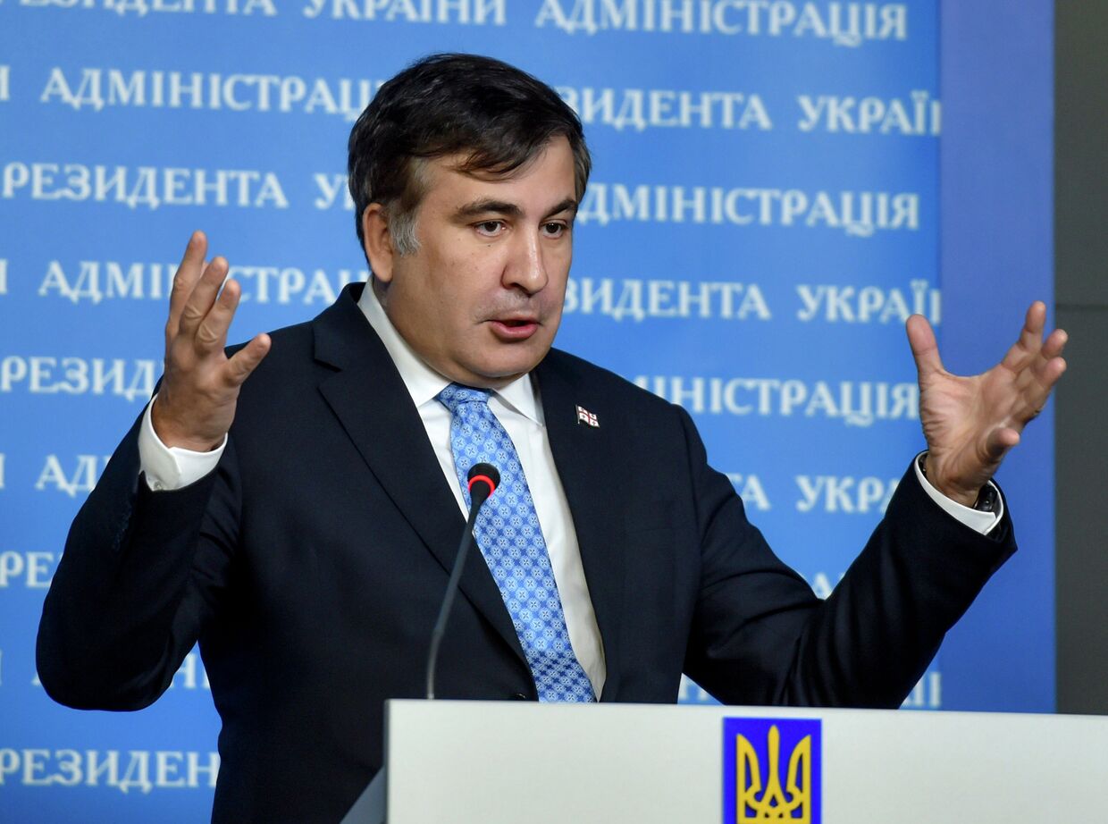 Экс-президент Грузии и советник президента Украины М.Саакашвили