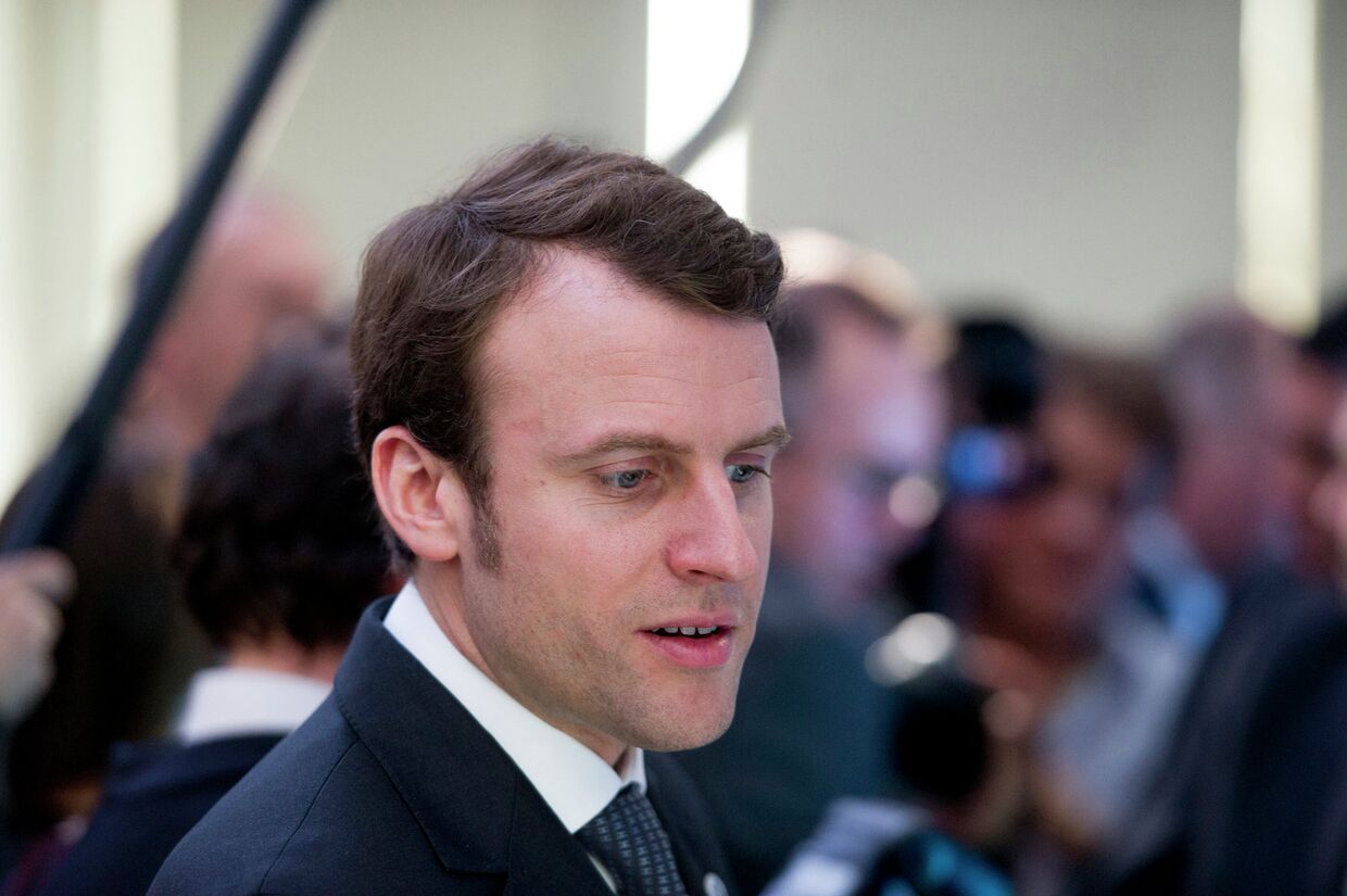 Новый министр экономики Франции Эмманюэль Макрон