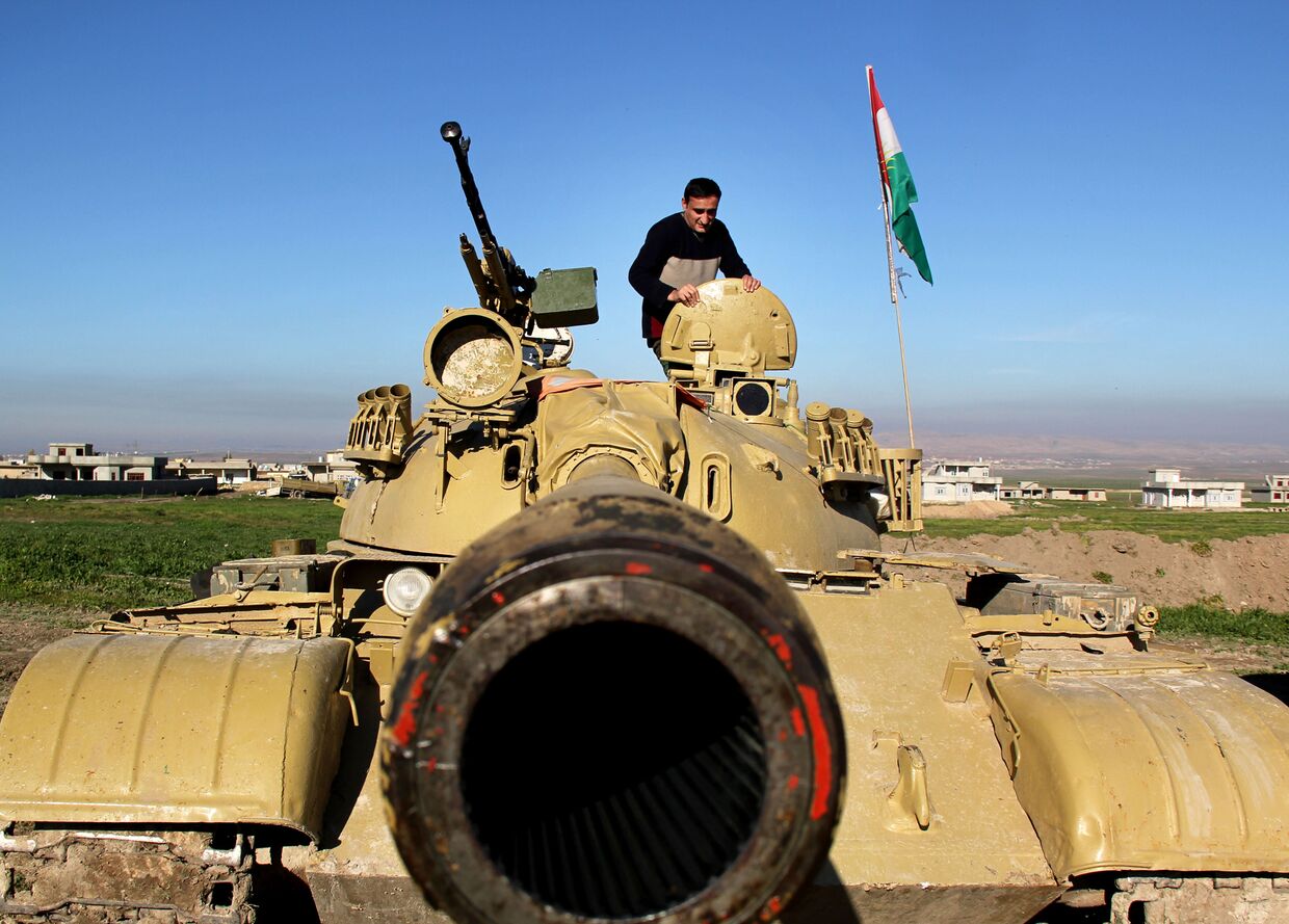 Пешмерга готовятся к бою с боевиками «Исламского государства» на севере Ирака