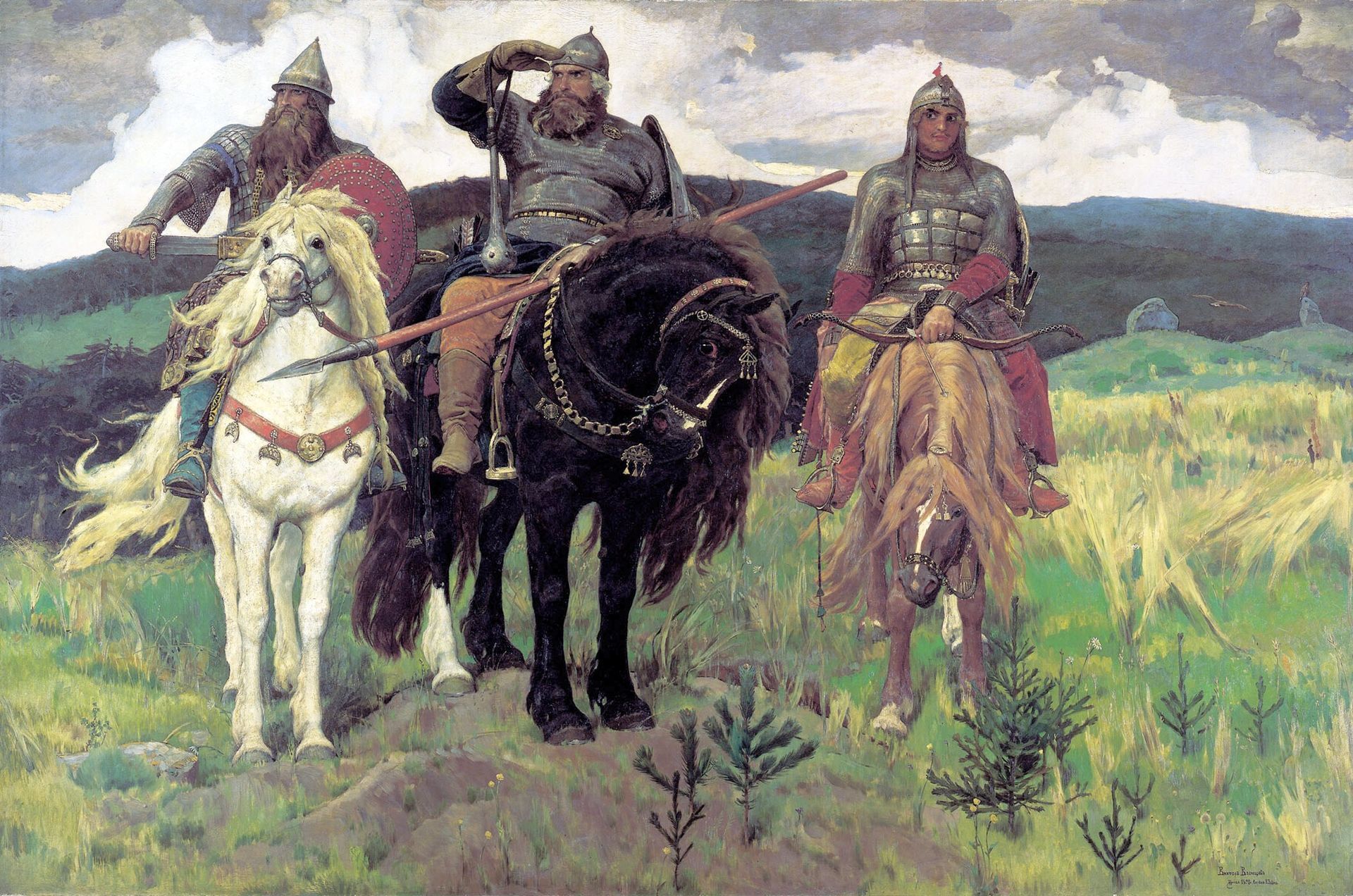 Виктор Васнецов «Богатыри», 1881—1898 гг. - ИноСМИ, 1920, 16.10.2020