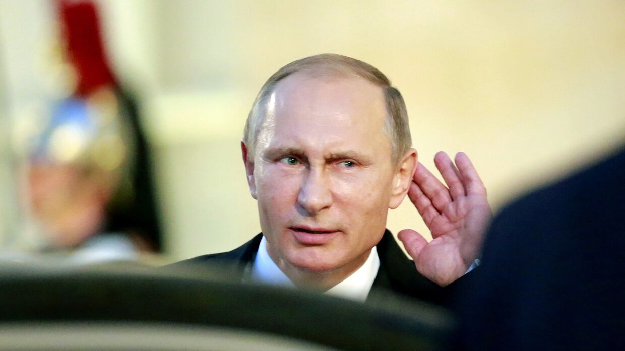 Владимир Путин после встречи «нормандской четверки» в Париже