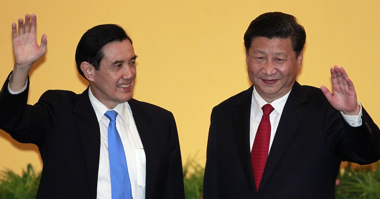 Встреча президента Тайваня Ма Инцзю и председателя КНР Си Цзиньпина в Сингапуре