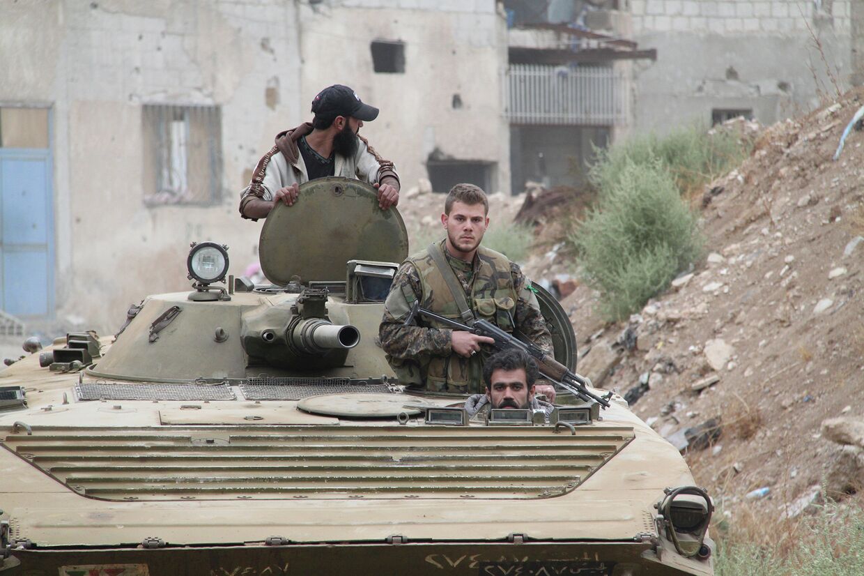Сирийская армия проводит спецоперацию в городе Дарайа