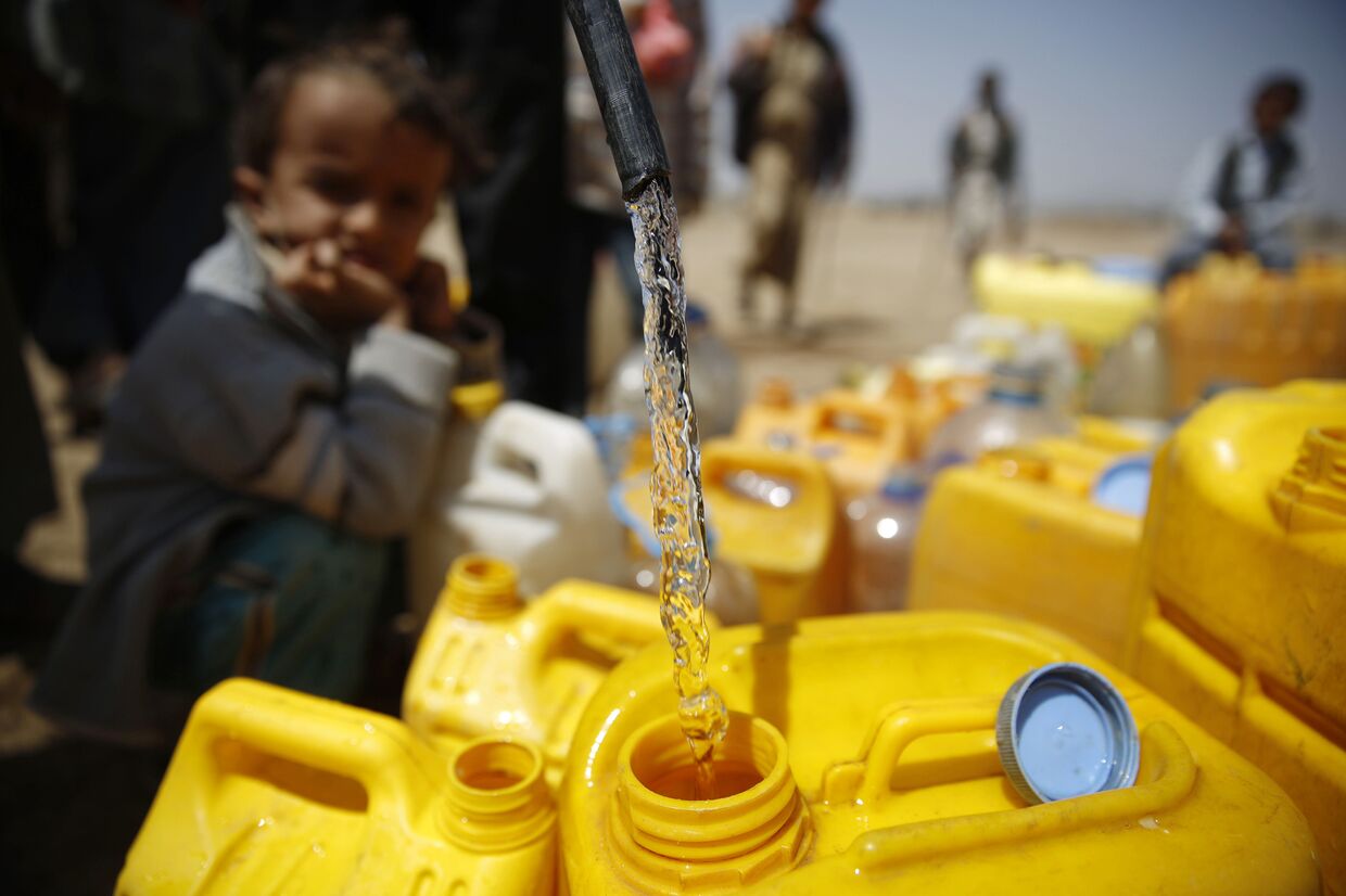 Нехватка питьевой воды в Йемене