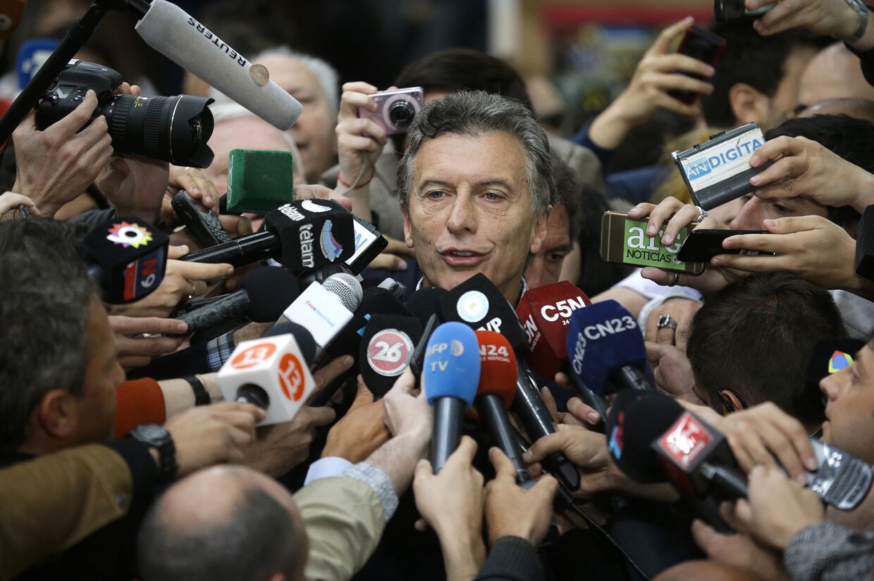 Кандидат в президенты Аргентины Маурисио Макри