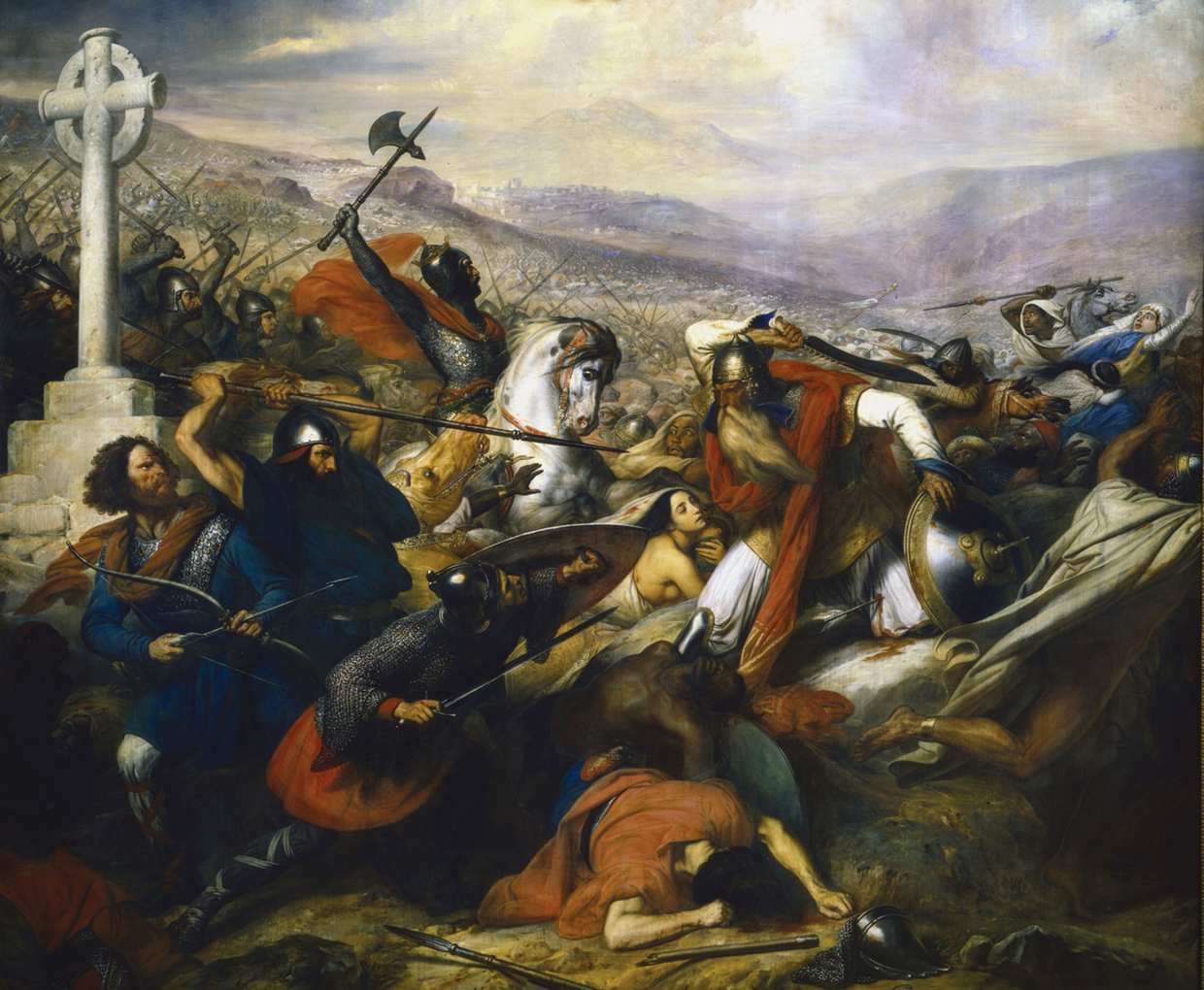 Карл Штейбен «Битва при Пуатье 732 года»