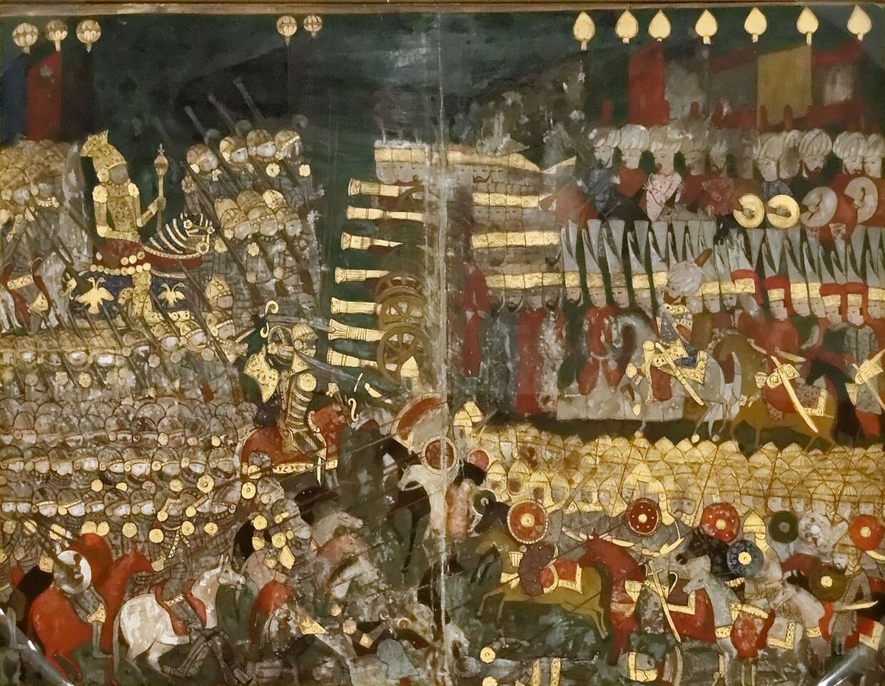 Мохачская битва 1526 года на оттоманской миниатюре
