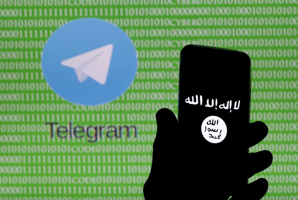 Символика Telegram и «Исламского государства»