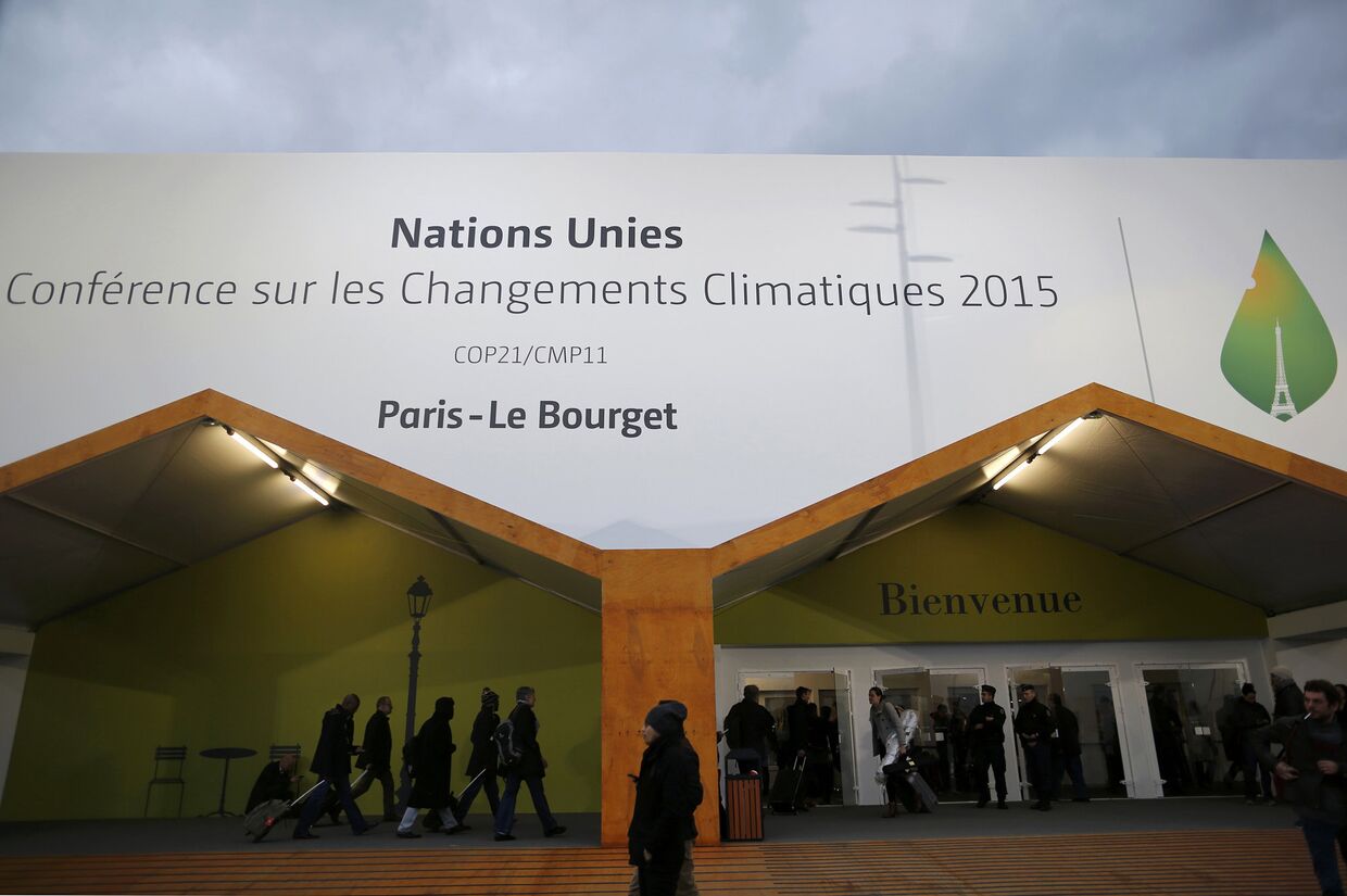 Подготовка к открытию климатического саммита в Париже