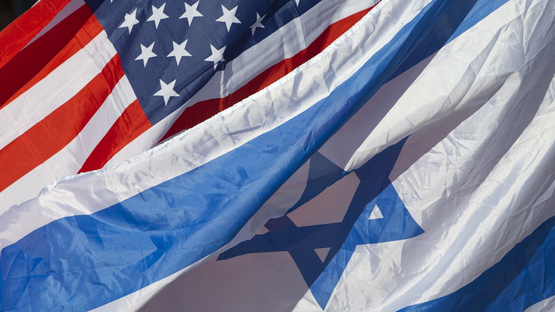 Флаги США и Израиля - ИноСМИ, 1920, 15.07.2022