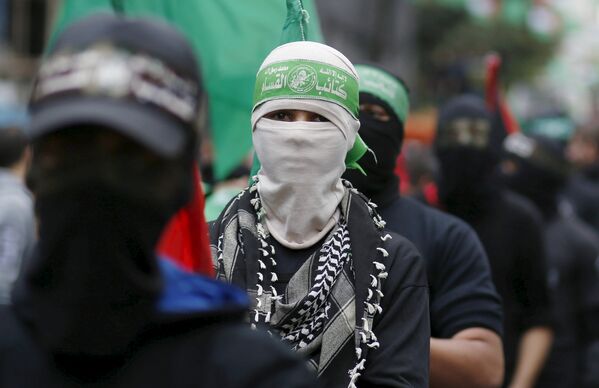 Парад в Газе в честь 28-летия основания движение ХАМАС
