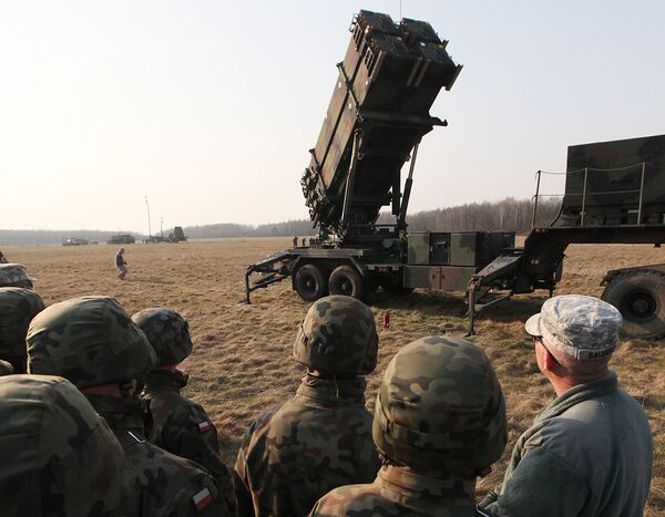 ЗРК MIM-104 «Пэтриот» во время совместных американско-польских учений в Сохачеве ЗРК MIM-104 «Пэтриот» во время совместных американско-польских учений в Сохачеве