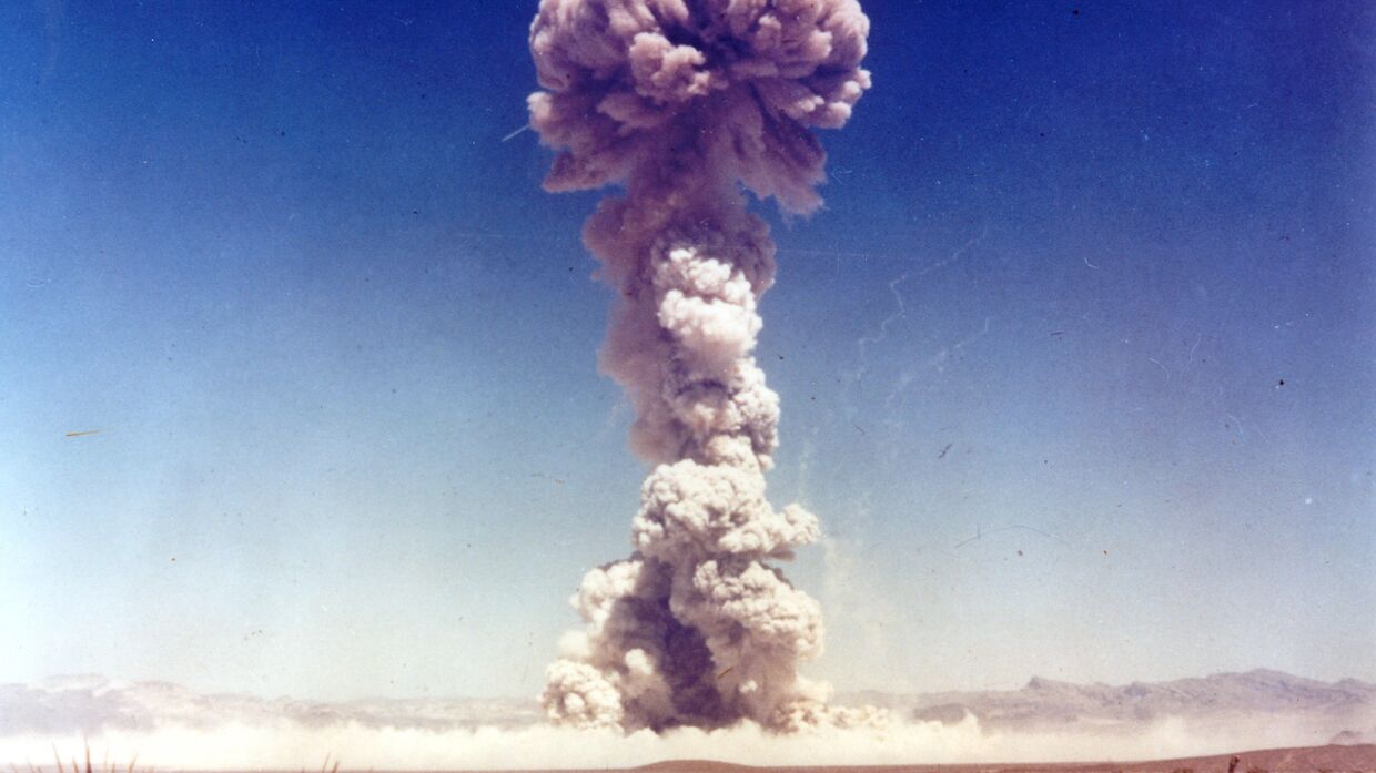 Один из испытательных ядерных взрывов операции «Бастер-Джангл»