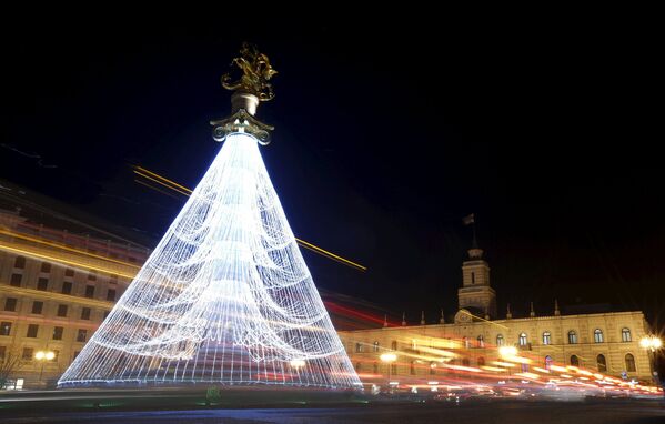 Рождественская елка в Тбилиси