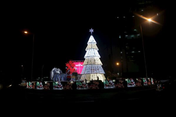 Рождественская елка в Лагосе, Нигерия