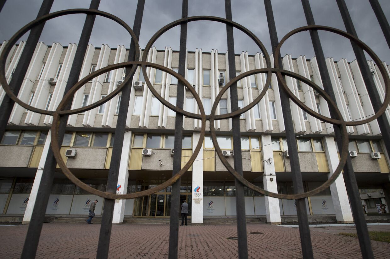 Здание Олимпийского комитета России (ОКР) в Москве