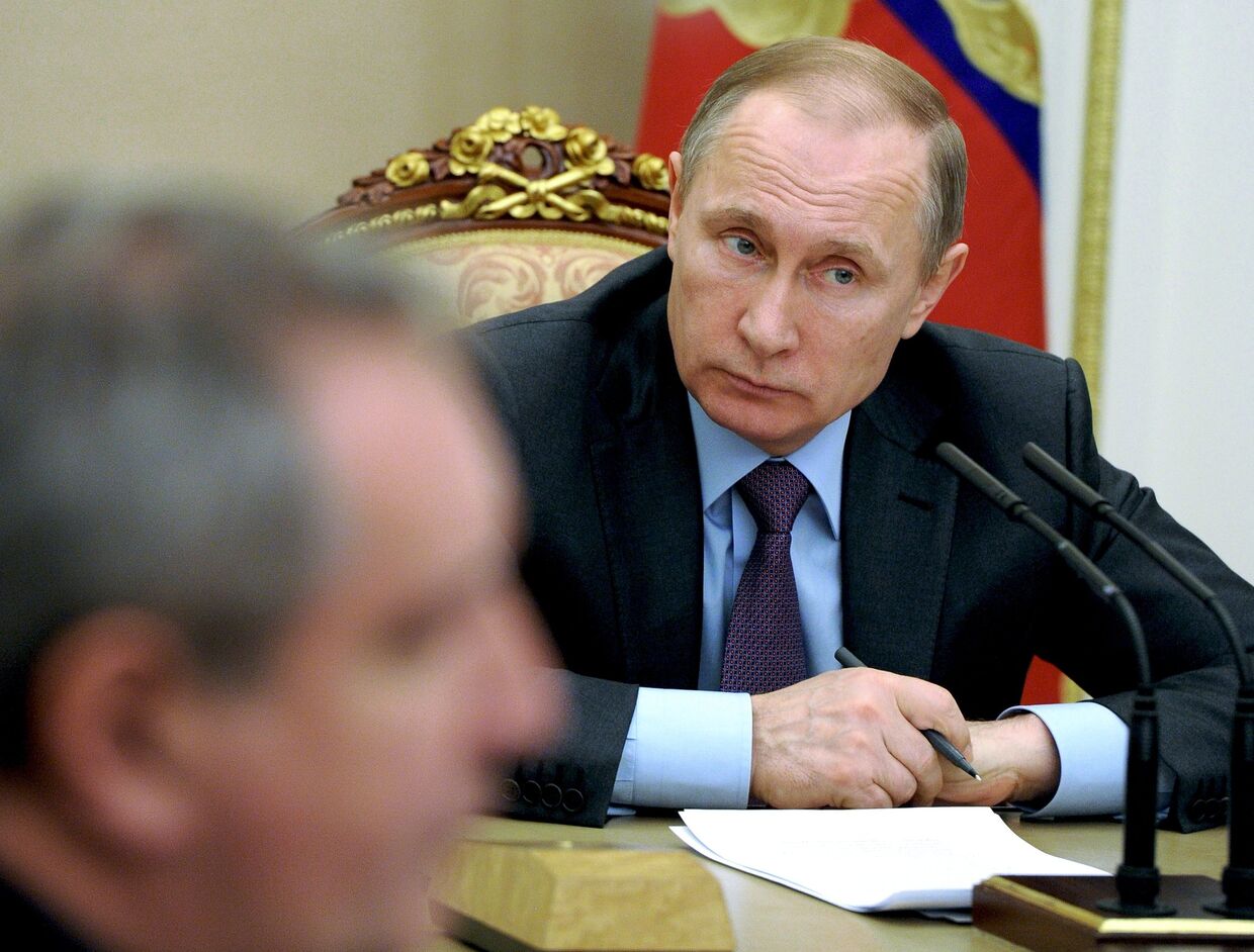 Президент РФ В. Путин провел заседание Совета по противодействию коррупции