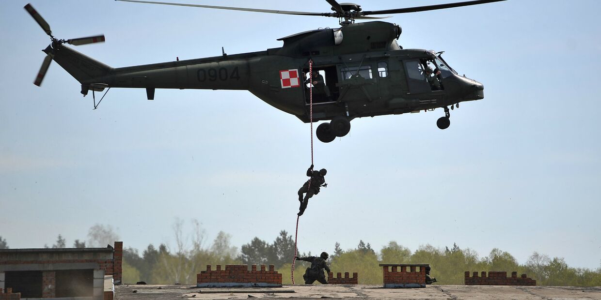 Польские военные принимают участие в учениях НАТО