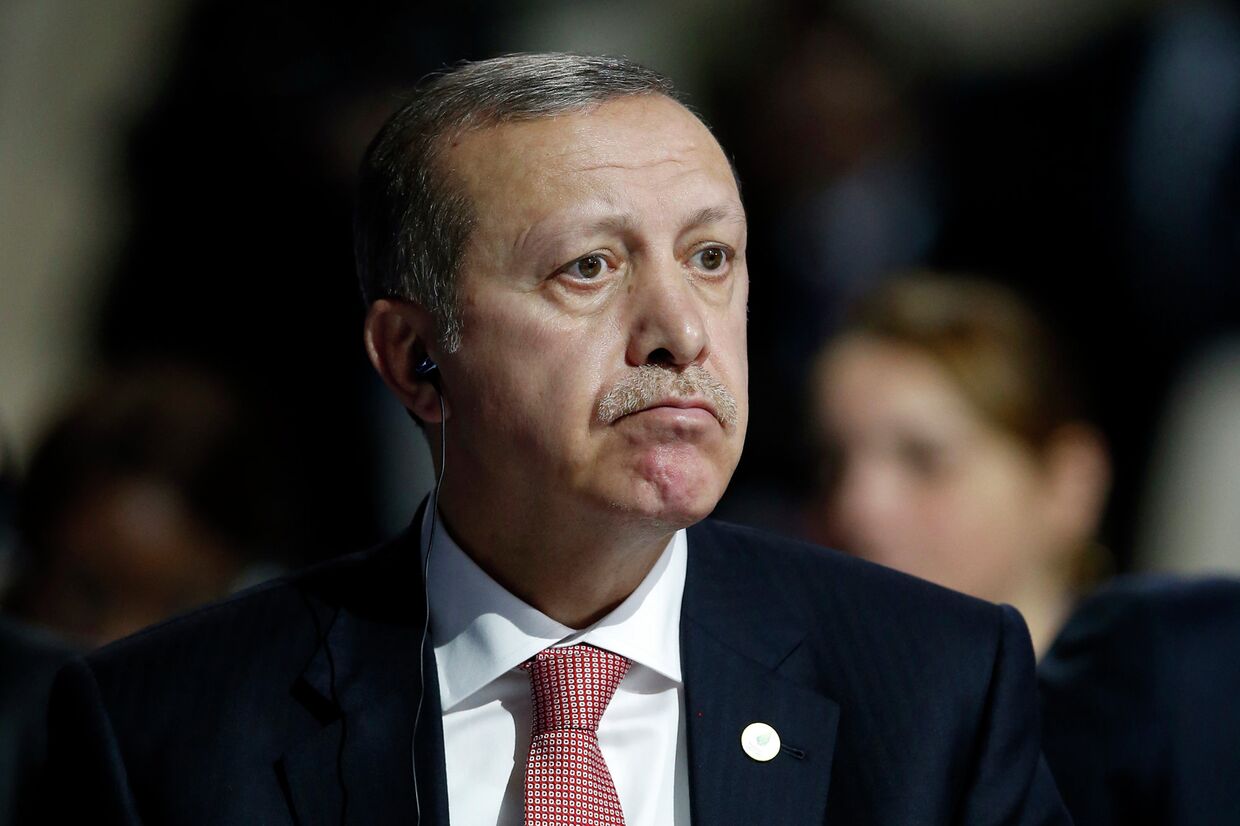 Президент Турции Тайип Эрдоган на климатической конференции ООН в Париже