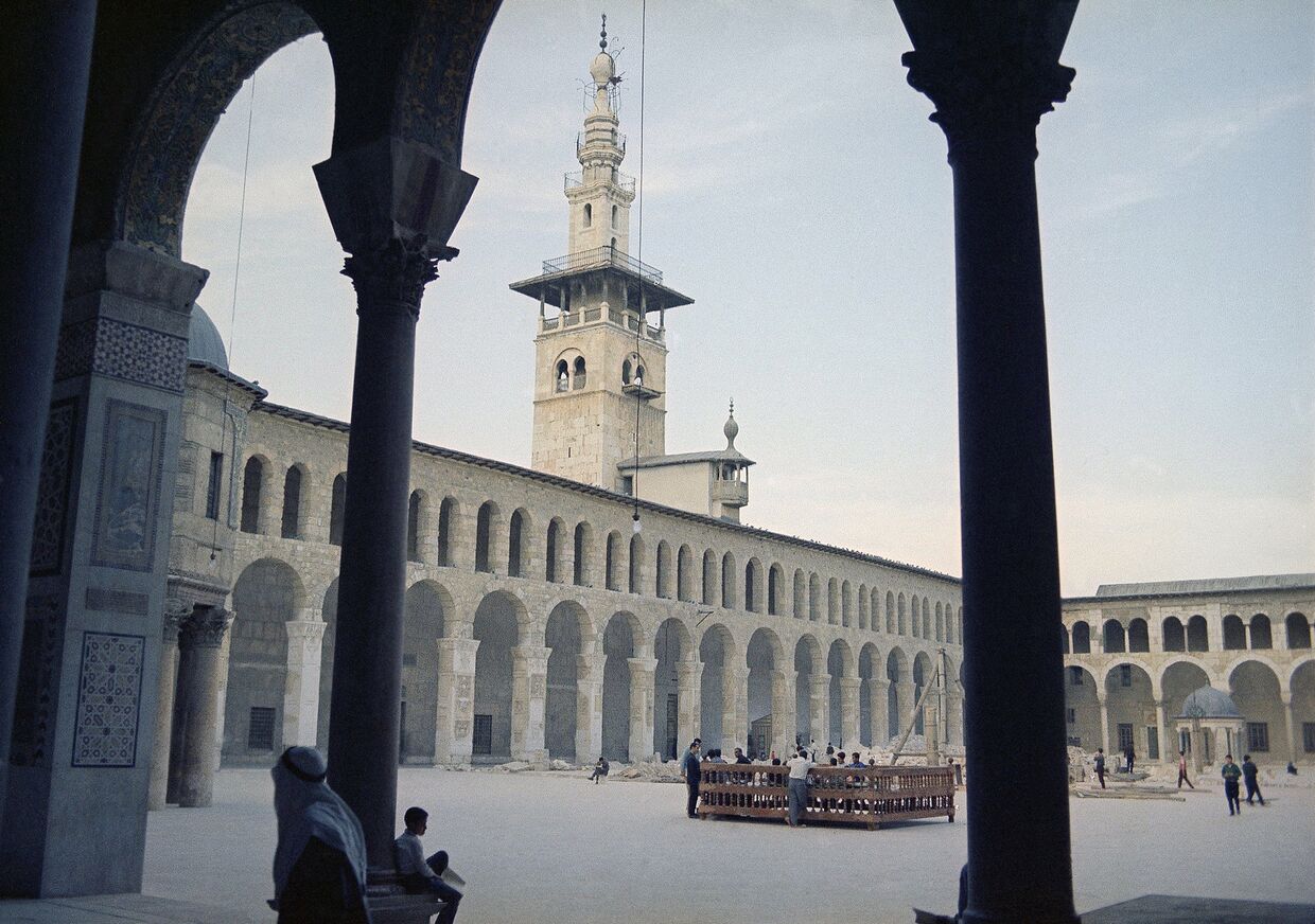 Древняя мечеть Омеядов в Дамаске, Сирия