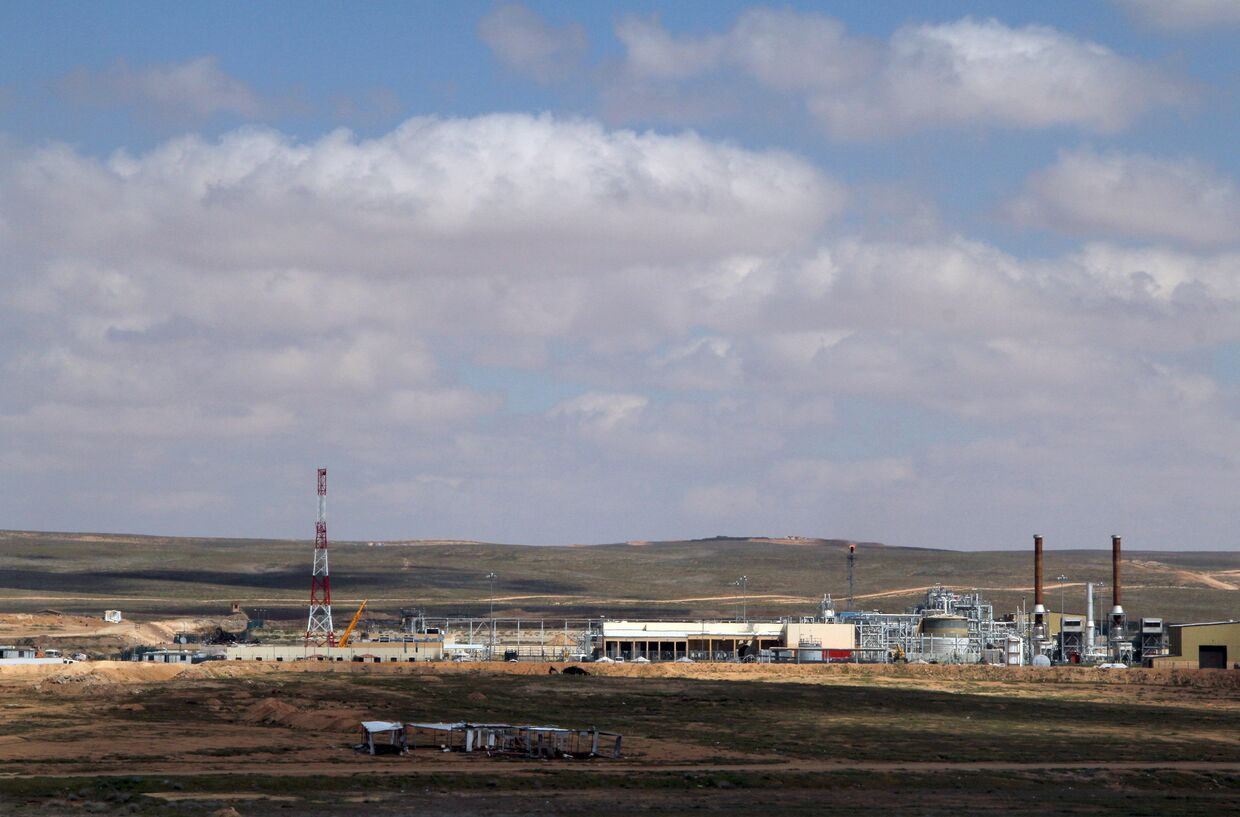 Газовое месторождение Аш-Шаер на западе провинции Ракка
