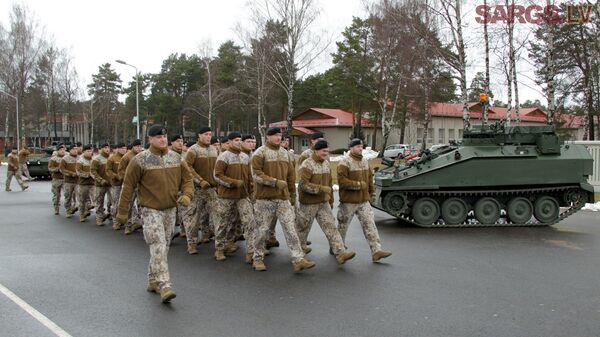 Боевая подготовка на базе Адажи, Латвия