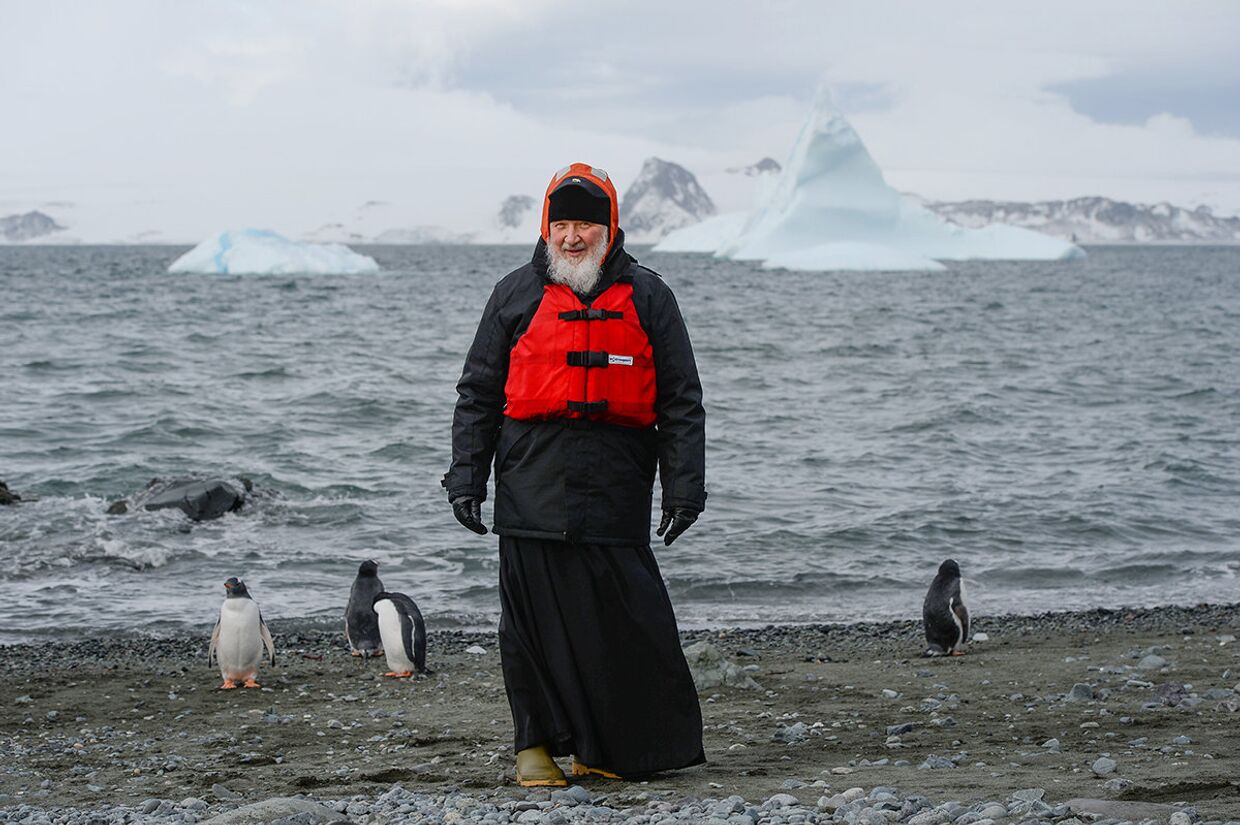 Патриарх Кирилл в Антарктиде