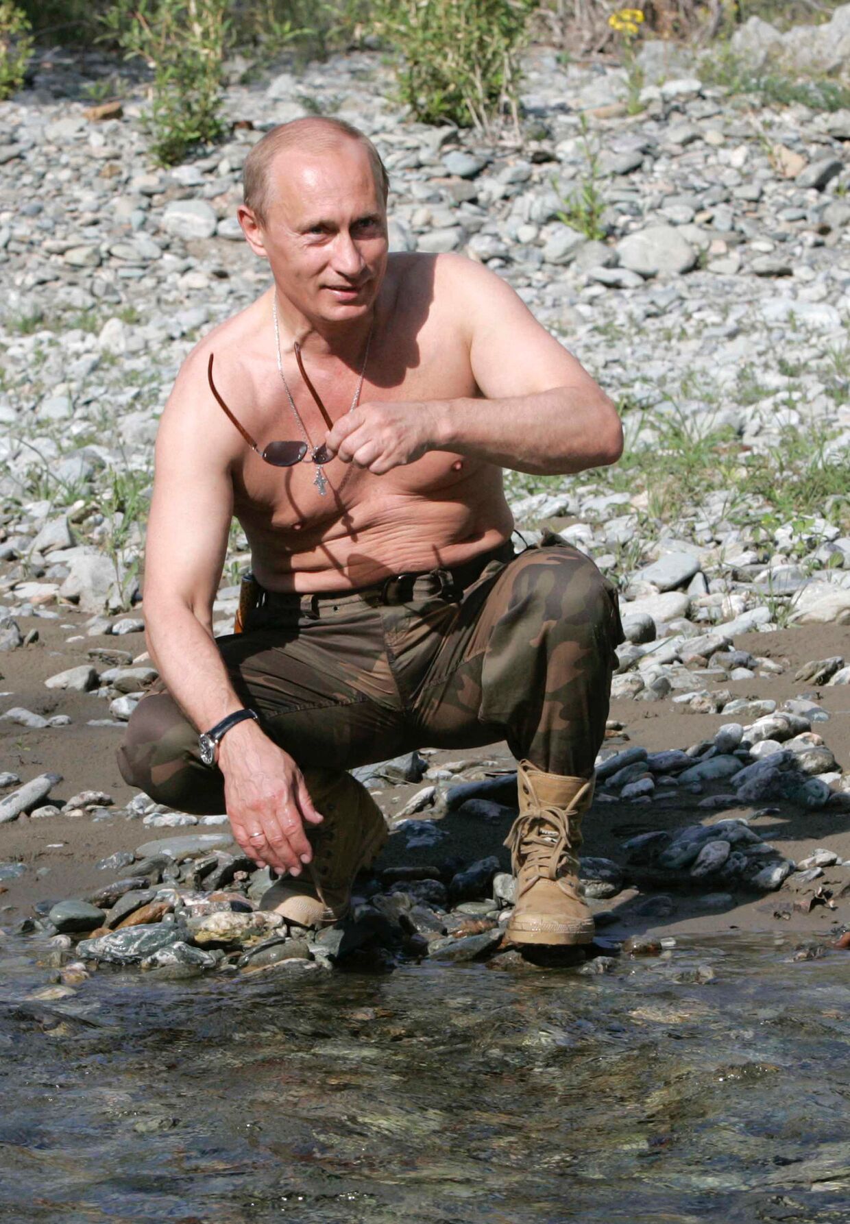 Поездка президента России Владимира Путина в Тыву