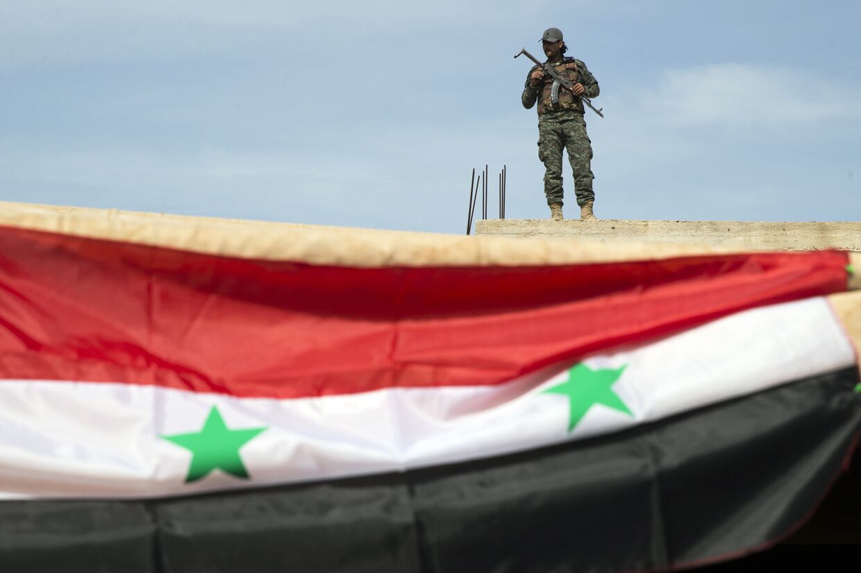 Сирийский солдат в Сирии
