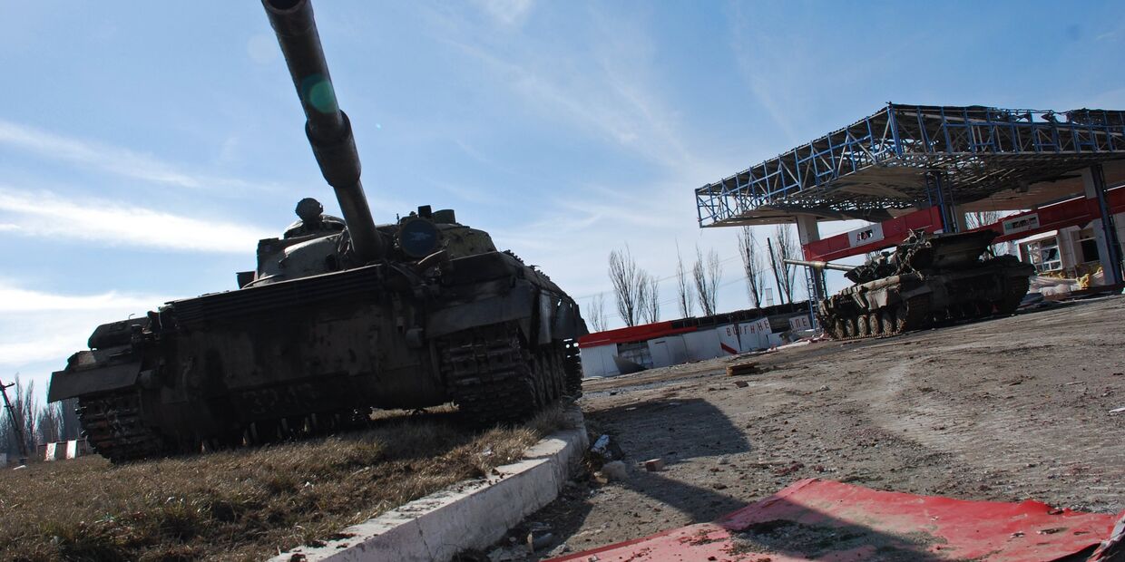 Восстановительные работы в Дебальцево Восстановительные работы в Дебальцево