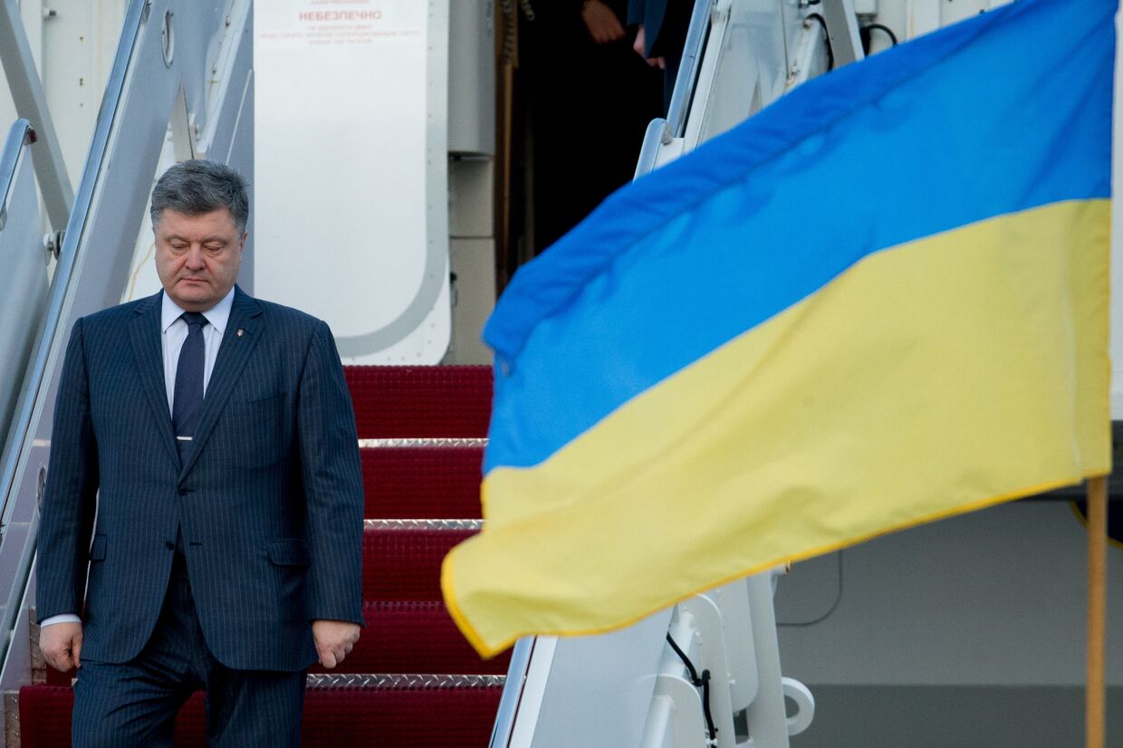 Президент Украины Петр Порошенко прилетел в Вашингтон на саммит по ядерной безопасности