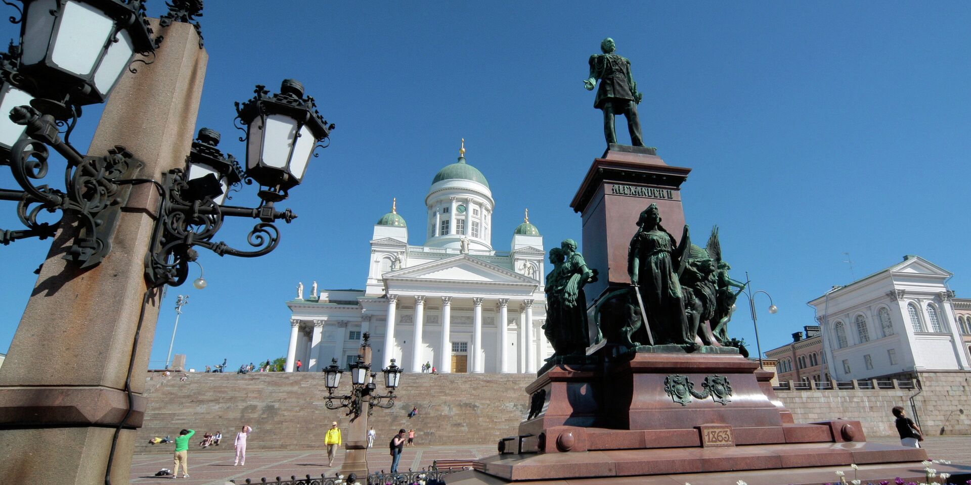 Памятник императору Александру II на площади у Кафедрального собора в Хельсинки - ИноСМИ, 1920, 08.06.2023