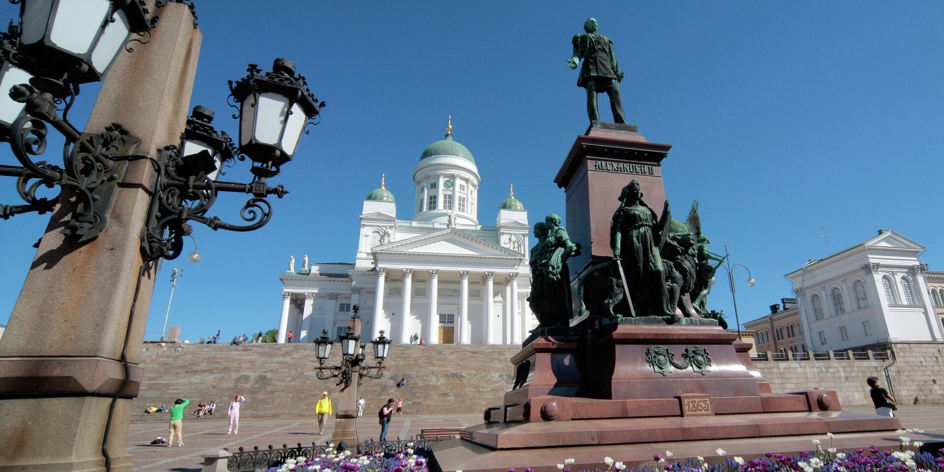 Памятник императору Александру II на площади у Кафедрального собора в Хельсинки - ИноСМИ, 1920, 08.06.2023