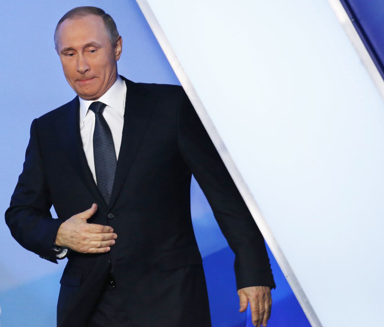 Президент России Владимир Путин на третьем медиа-форуме независимых региональных и местных СМИ