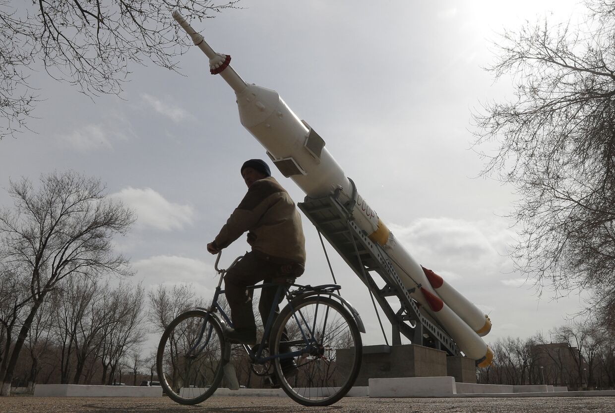 Ракета «Союз» в городе Байконур