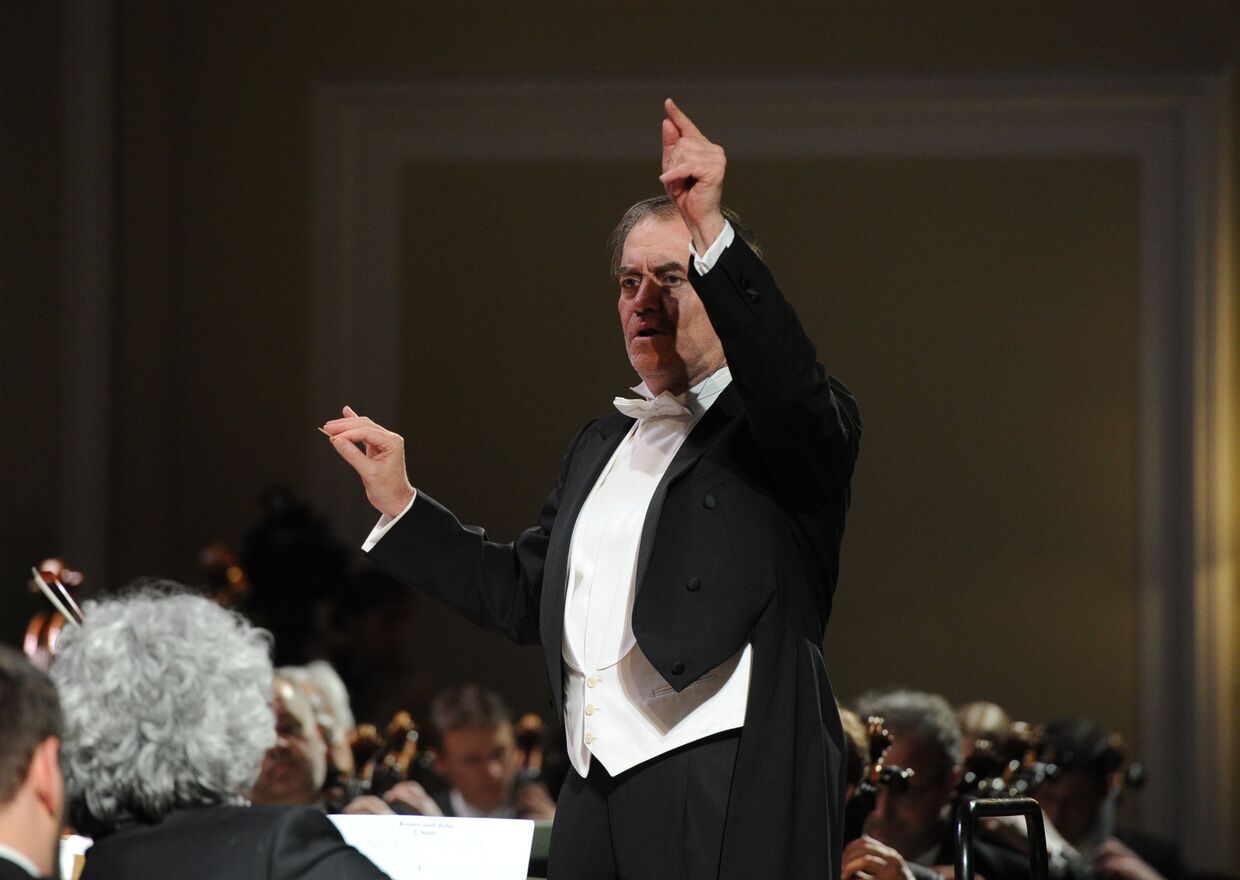 Выступление Объединённого оркестра Мюнхенской филармонии и Мариинского театра