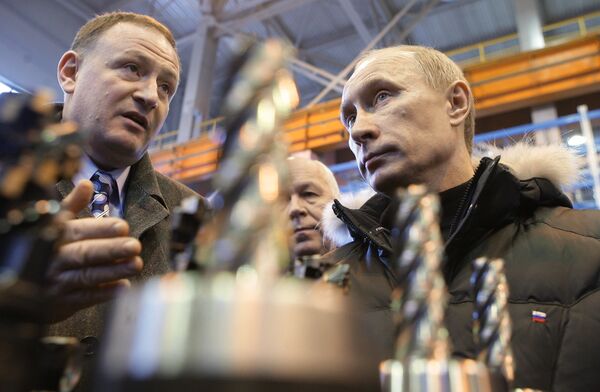 Владимир Путин посетил ОАО «Корпорация ВСМПО-АВИСМА» Владимир Путин посетил ОАО «Корпорация ВСМПО-АВИСМА»