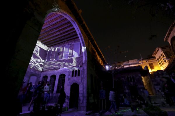 Ночная жизнь в Дамаске